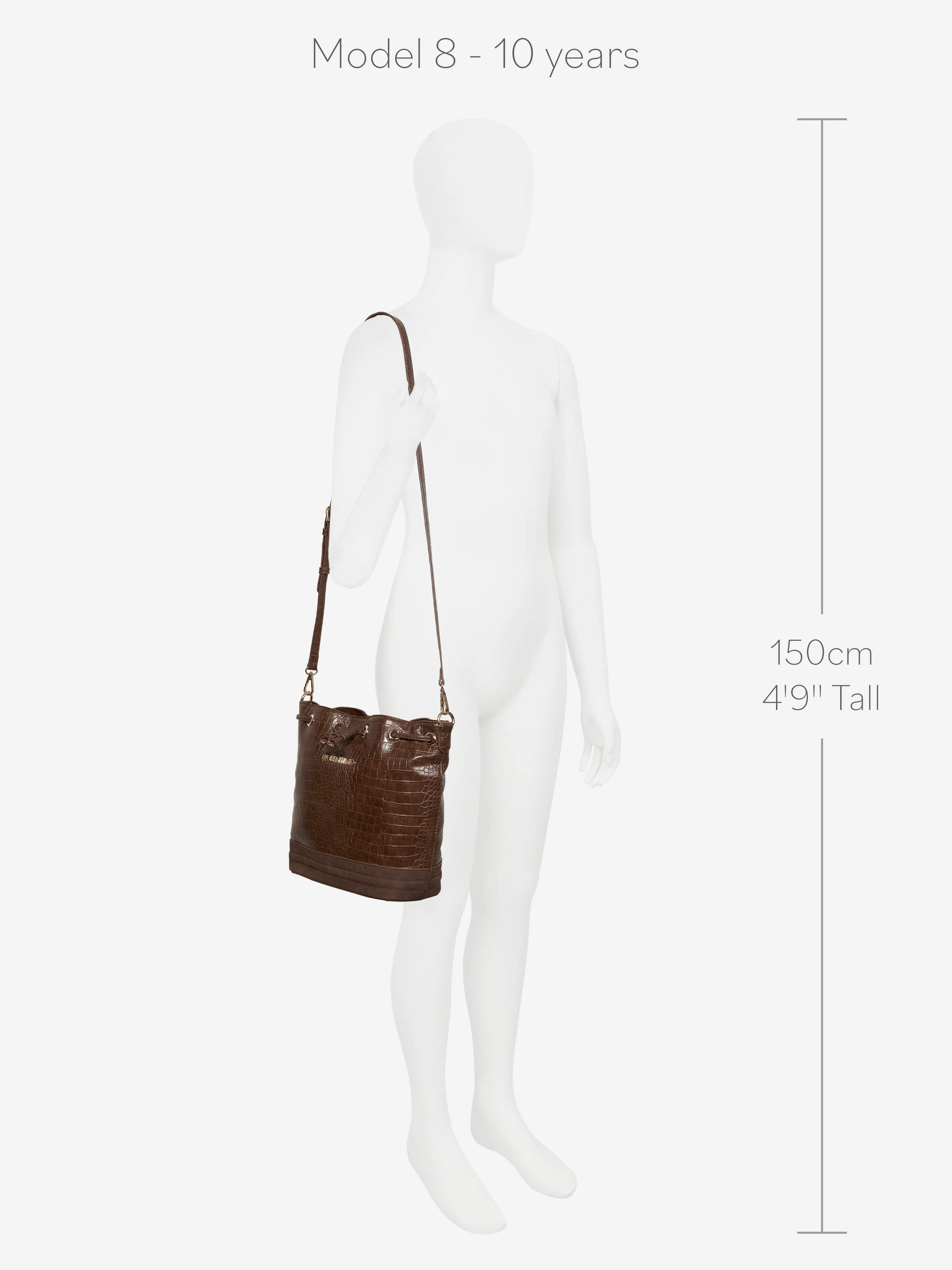 Valentino Girls Fire Bucket Bag in Brown (W: 24cm)