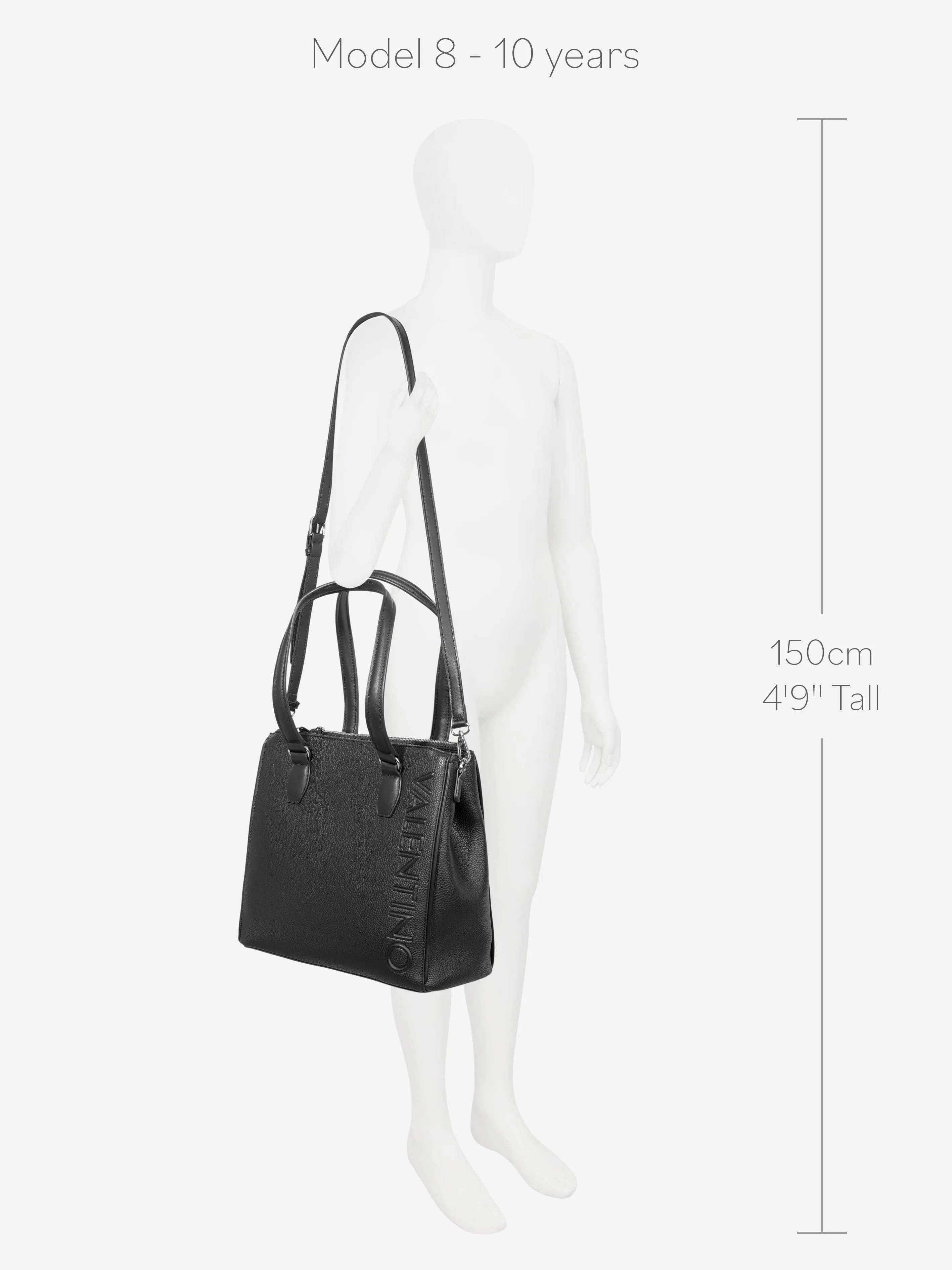 Valentino Girls Soho Tote Bag in Black (52.9cm)