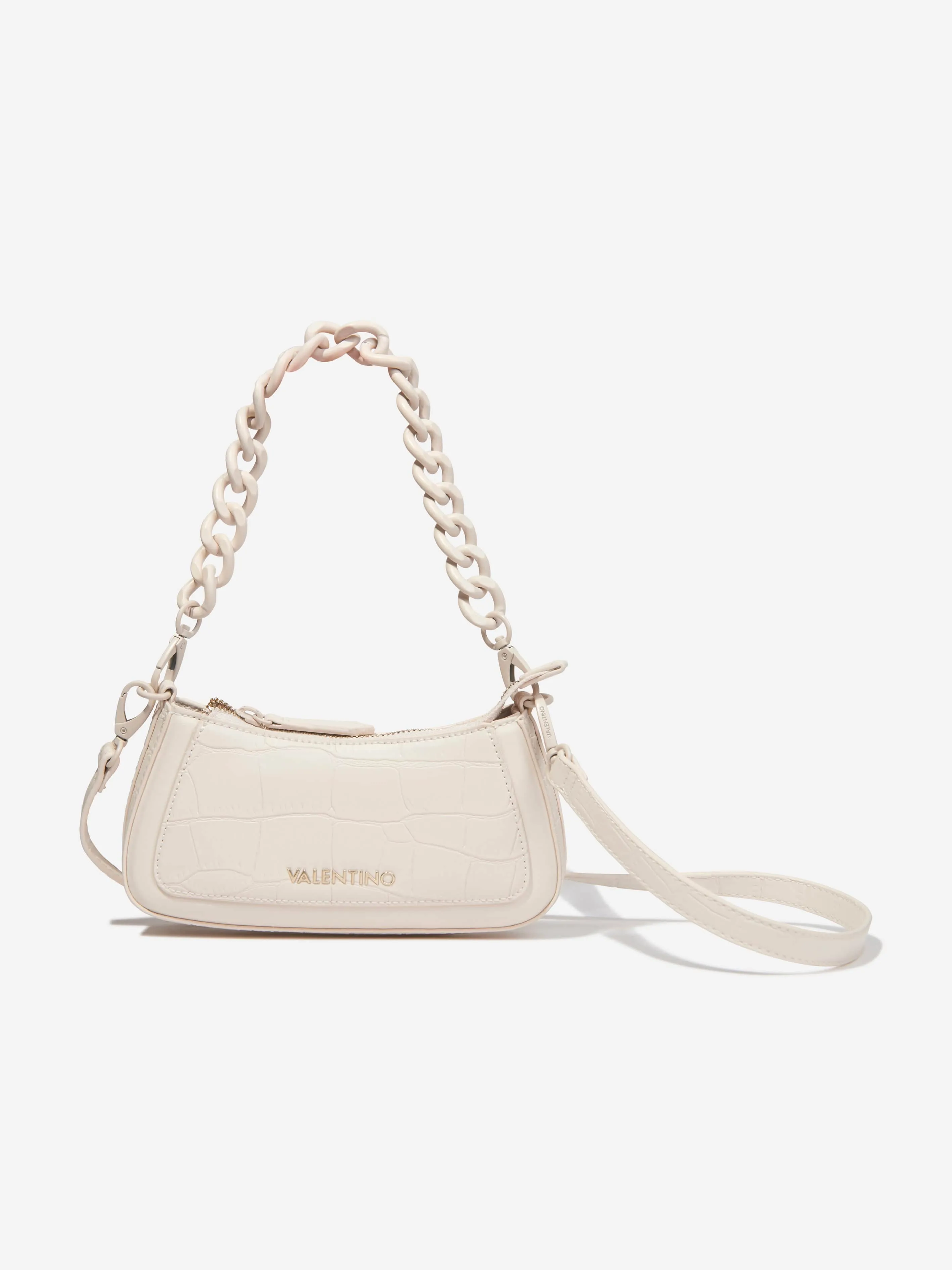 Valentino Girls Surrey Shoulder Bag in Ivory (31.9cm)