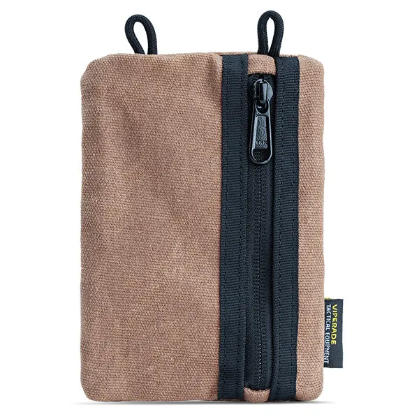 VE1-OW EDC Pouch, Waxed Canvas Pocket Organizer