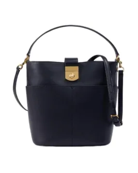 Veronica Beard Small Crest Lock Bucket Bag