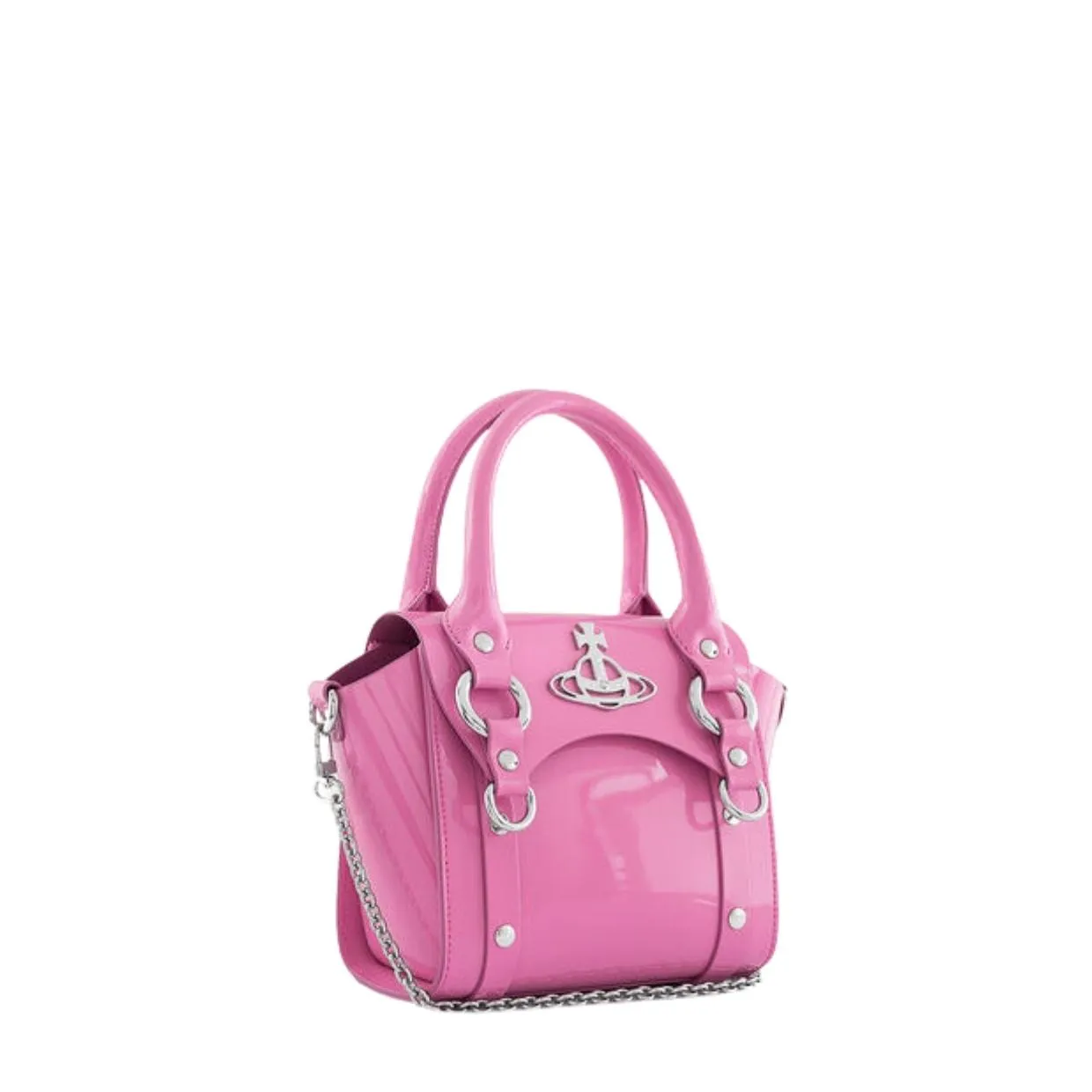 Vivienne Westwood Pink Betty Mini Chain Tote Bag