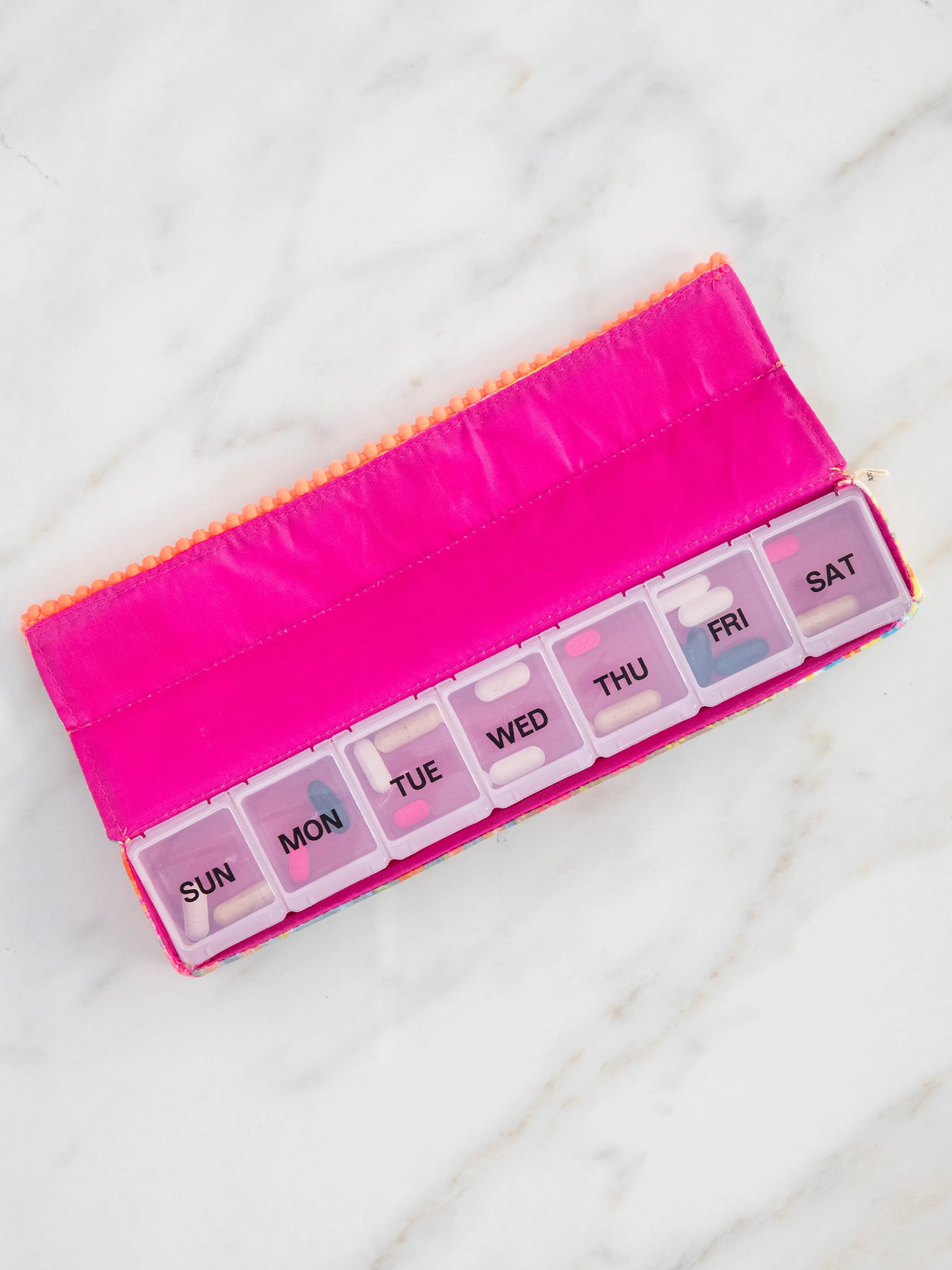 Weekly Pill Pouch Organizer - Deep Breath