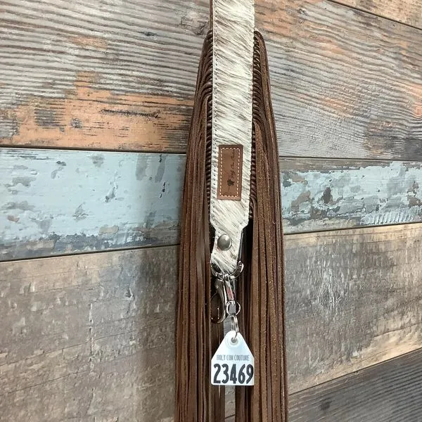 Western Mini Leather Fringe Strap 48" #23469