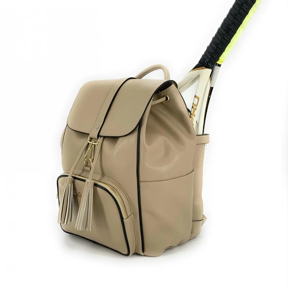 Women's Sara Tennis Backpack Beige