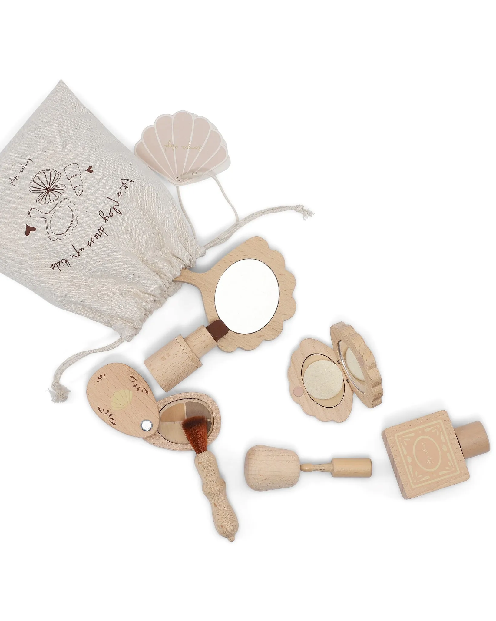 Wooden Makeup Play Set