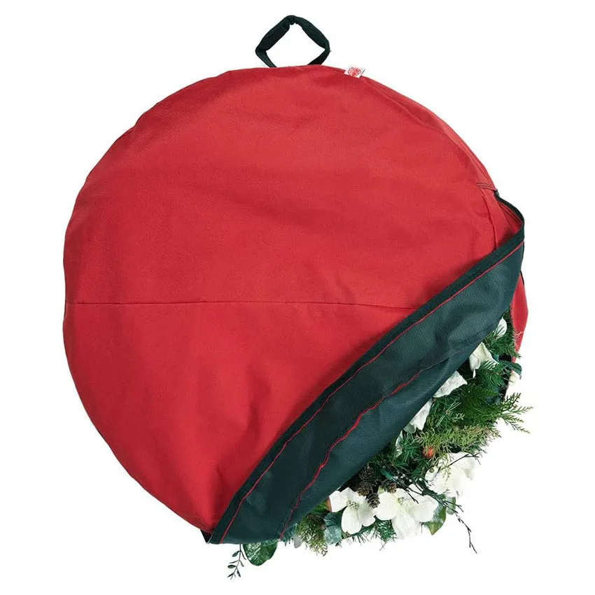 Wreath Storage Bag with Direct Suspend Handle