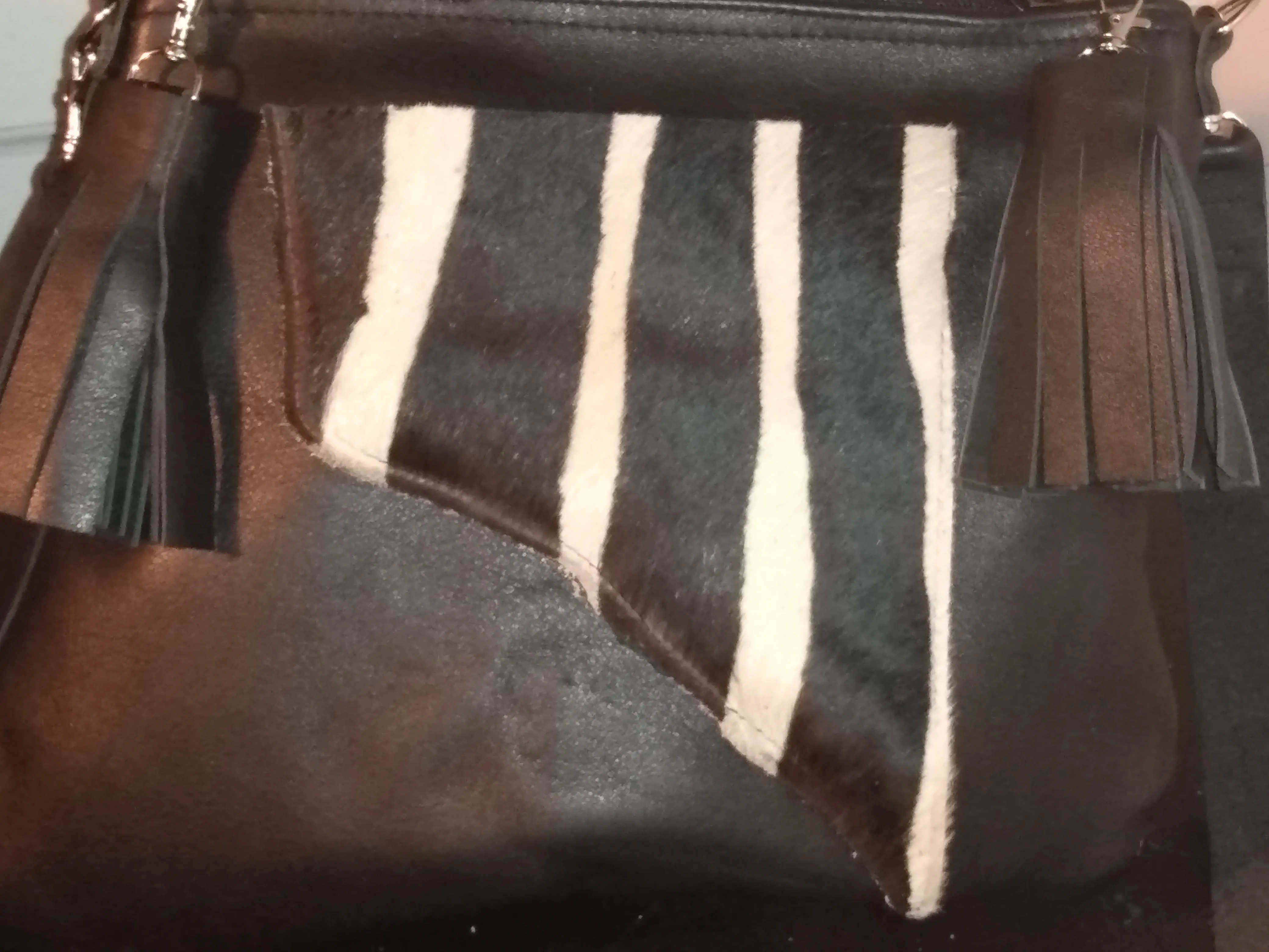 Zebra  (custom)- clutch bag